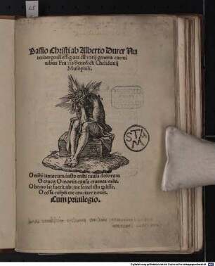 Passio Christi ab Alberto Durer Nurenbergensi effigiata