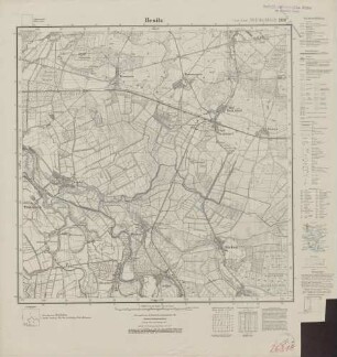 2631 Besitz, Meßtischblatt (4cm - Karte)