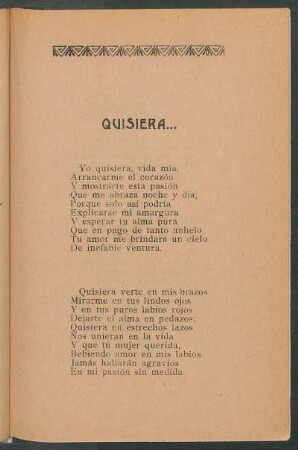 Quisiera...