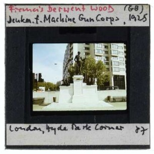 London, Machine Gun Corps Memorial