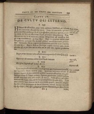 Caput IV. De Cultu Dei Externo