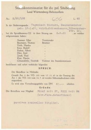Gegenbach, Richard