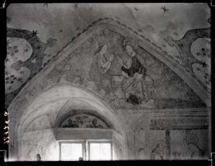 evangelische Pfarrkirche; Chor, Fresken nach der Restaurierung