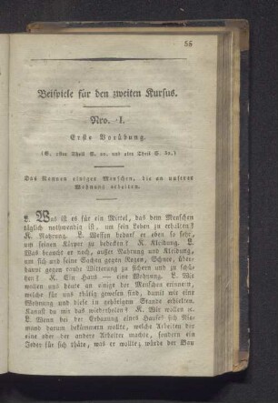 Beispiele für den zweiten Kursus.