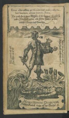 Homo Homini Diabolus. Falscher Freund, ärger als der Teuffel