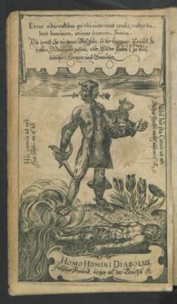 Homo Homini Diabolus. Falscher Freund, ärger als der Teuffel