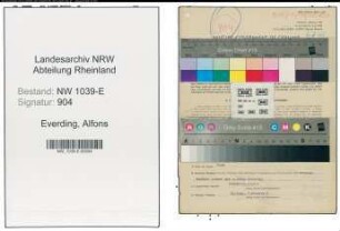 Entnazifizierung Alfons Everding , geb. 23.09.1913 (Studienassessor)