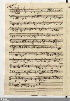 719. Aria: Benedette sian le Donne / Naumann, J.G.