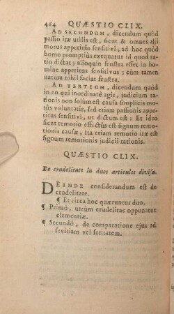 Quaestio CLIX. De crudelitate in duos articulos divisa.