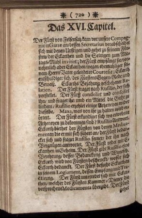 Das XVI. Capitel. - Das XVII. Capitel.