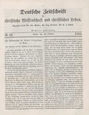 329-333 Die Versammlung der alliance évangélique zu Paris