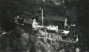Eisenach. Wartburg. Luftbild-Schrägaufnahme von Westen