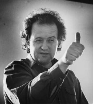 Wolfgang Rihm (geb. 1952; Komponist, Essayist). Karlsruhe, 1988 : Porträt Wofgang Rihm