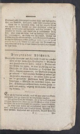 Vierzehnter Abschnitt