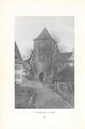 2. Schreibturm von außen