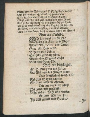 Eben an Dieselbe.