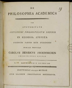 De Philosophia Academica