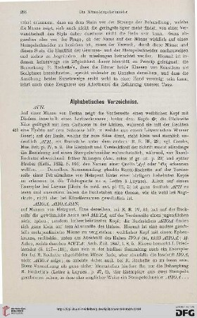 Alphabetisches Verzeichniss