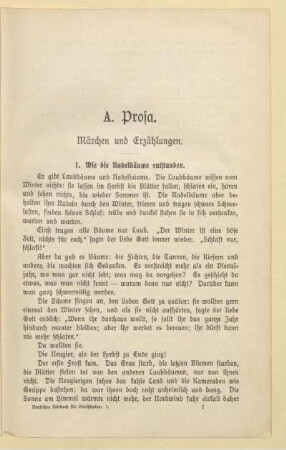 Märchen und Erzählungen