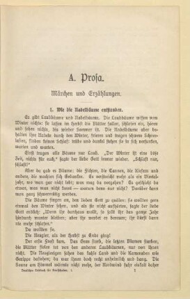 Märchen und Erzählungen