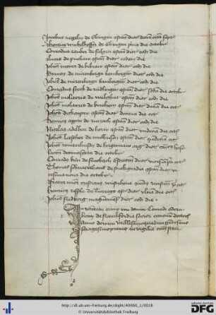 [fol. 8] Rektorat Konrad Odernheim 1461/62