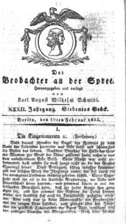 7. Stueck, 18. Februar 1833