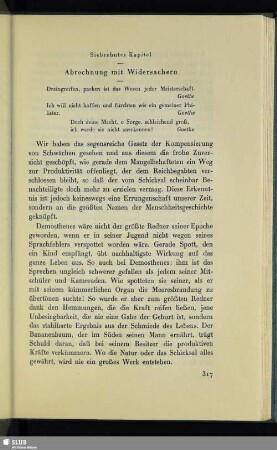 Siebzehntes Kapitel: Abrechnung mit Widersachern