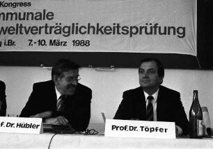 Freiburg im Breisgau: Eröffnung der Umwelttage mit Bundesumweltminister Klaus Töpfer