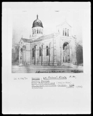 Ansicht der Sankt Michael-Kirche in Berlin-Mitte