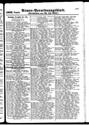 1066.Ausgabe. Mittwoch, 26. Juli 1916