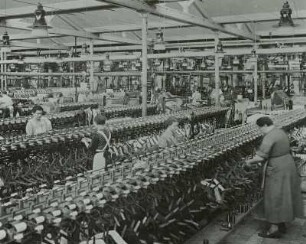 Seidenindustrie, Maschinensaal, Krefeld
