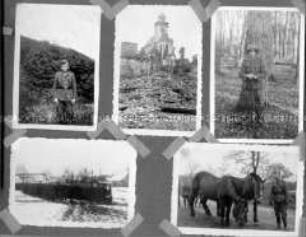 Fotoalbum mit Privataufnahmen aus dem 2. Weltkrieg (ohne Beschriftungen)