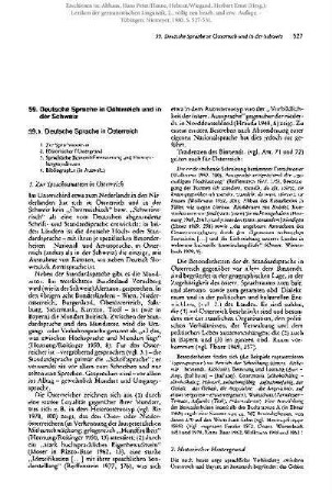 Deutsche Sprache in Österreich