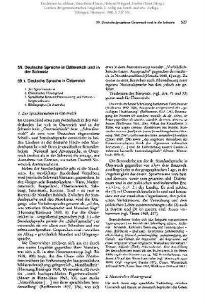 Deutsche Sprache in Österreich