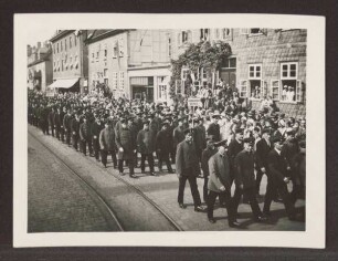 Deutsche Woche des Lipperlandes / Festzug. Detmold. Rosental. Papierabzug