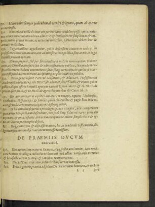 De Praemiis Ducum exercitus.