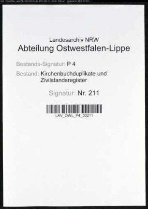 Kirchenbuchduplikat der evangelischen Gemeinde Opherdicke (GHT 1834-1859). (Gemeinde: Opherdicke, evangelische Gemeinde)