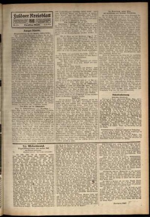 Zweite Ausgabe vom Samstag, den 05. August 1916.