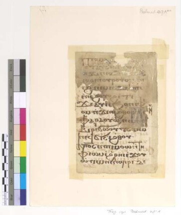 [Psalmodia] : Fragm. copt. Pischoi Psalmod. 49