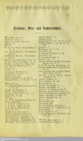 Personen-, Orts- und Sachverzeichnis