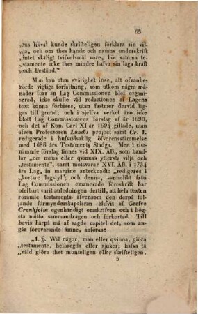 Rättshistoriska bidrag till tolkningen af 1734 års lag, 5