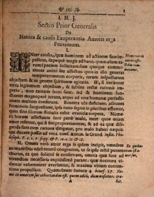 Dissertatio De Exuperantia Amoris, Erga Proximum