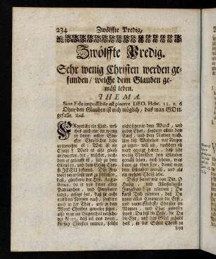 234-247, Zwölffte Predigt