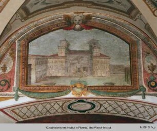 Veduten der Villa Medicea