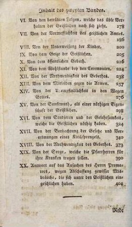 Johann Baptist Massillon, königlichen Hofpredigers und Bischofs zu Clermont, Conferenz- und Synodalreden von den vornehmsten Pflichten der Priester und Seelsorger, 2