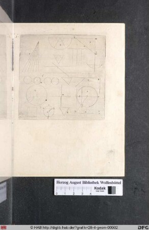 Darstellung und Konstruktion geometrischer Körper.