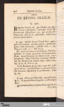 XXIV. De Regno Gratiæ.