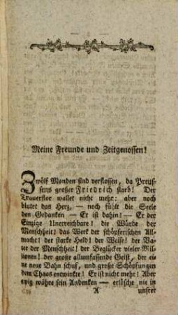 Wahrhafte Beleuchtung der Lebensgeschichte des Freyherrn von der Trenck : wider die Beschuldigungen gegen Friedrich den Grossen