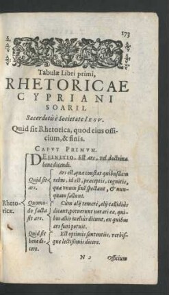 Tabulae Libri primi