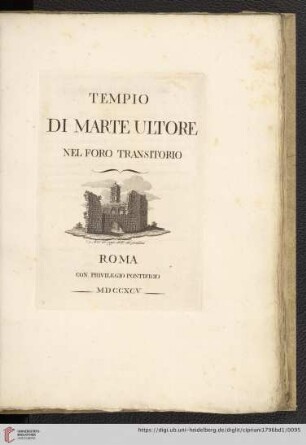 Tempio di Marte Ultore nel foro transitorio